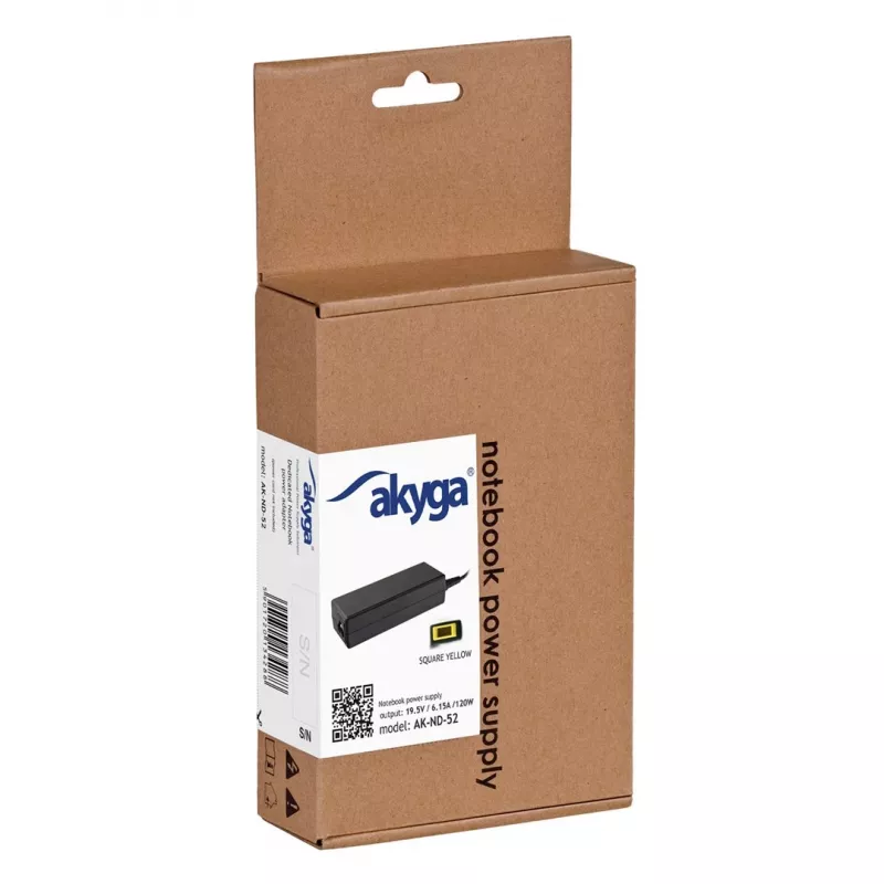 Alimentatore per notebook Akyga AK-ND-52 19,5 V / 6,15 A, 120 W, connettore Slim-Tip, per Lenovo