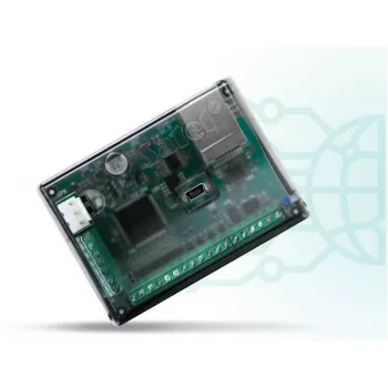Modulo di notifica SATEL ETHM-A per sistemi di allarme di sicurezza, 12 V, 80 mA, 83×26×60 mm