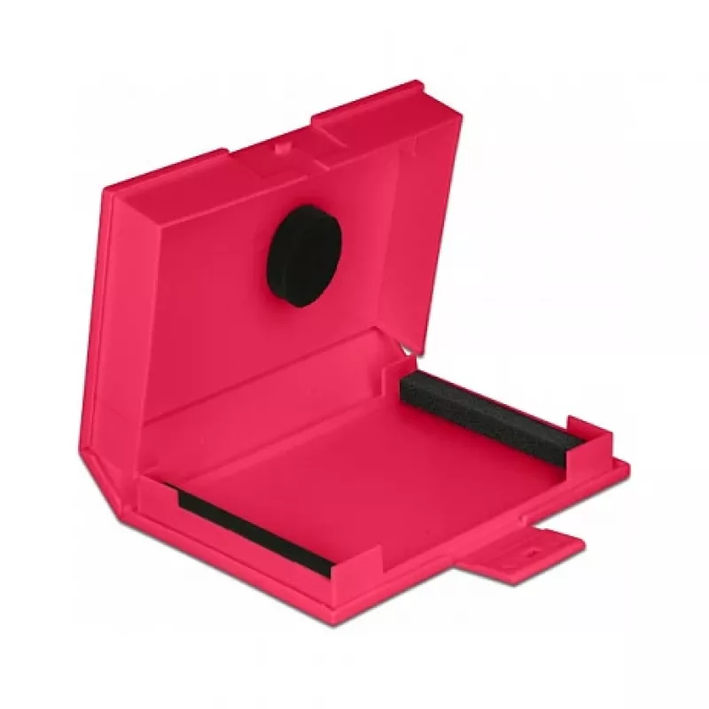 Custodia protettiva DeLOCK 18374 per HDD da 3,5 pollici rosso