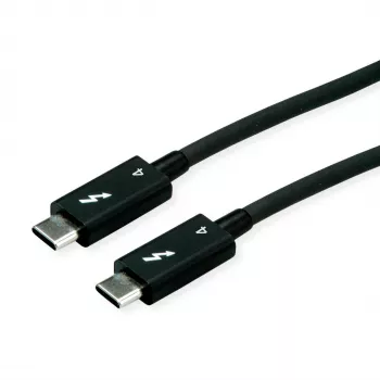 Cavo USB ROLINE 0,8 m USB 3.2 Gen 1 40000 Mbit/s nero