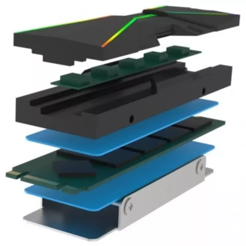 Xilence M2SSD.B.ARGB unità a stato solido nero