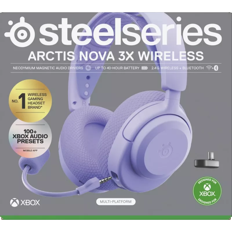Cuffie Steelseries Arctis Nova 3X Wireless
