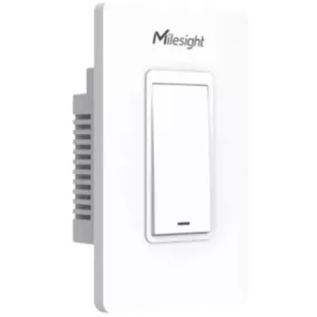 Milesight WS501-868M-3W-W11-EU Interruttore a parete LoRaWAN, a 3 fili, 1 pulsante