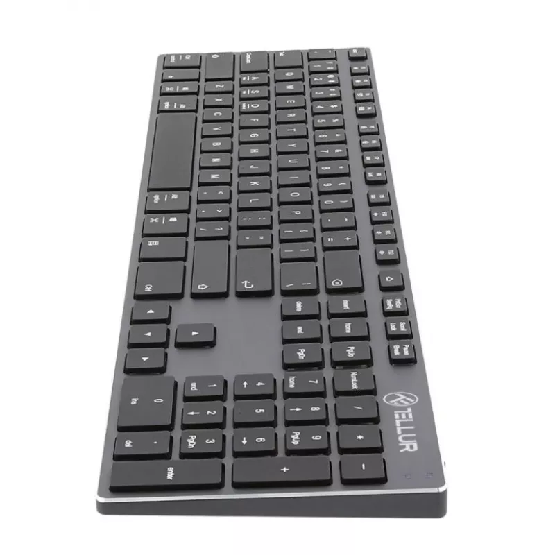 Tastiera wireless Tellur TLL491121 design sottile ricaricabile
