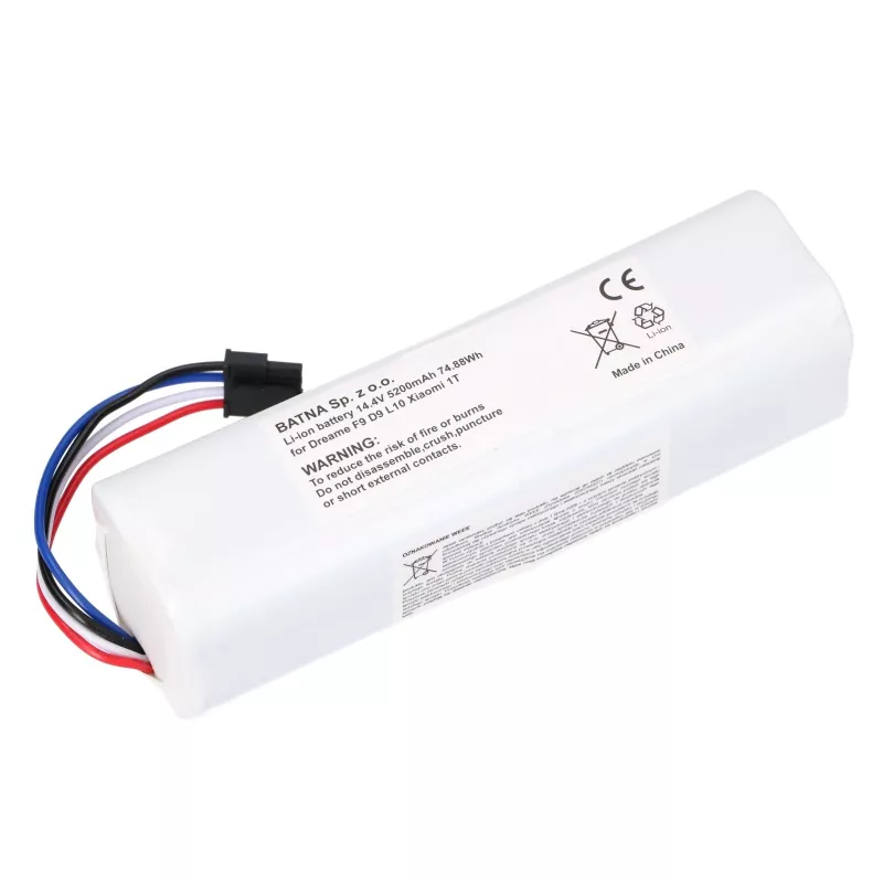 Batteria per Dreame Vacuum F9/D9 PRO, 14,4V 5200mAh