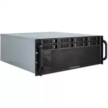Case per server Inter-Tech 4U-4408 rack nero, argento