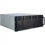 Case per server Inter-Tech 4U-4408 rack nero, argento