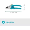 Gardena EasyCut 12230-20 Forbici da giardino bypass, 20 mm, turchese
