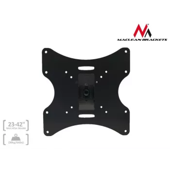 Supporto a parete universale Maclean MC-501A per TV 23-42 pollici, fino a 30 kg, VESA 200x200, nero