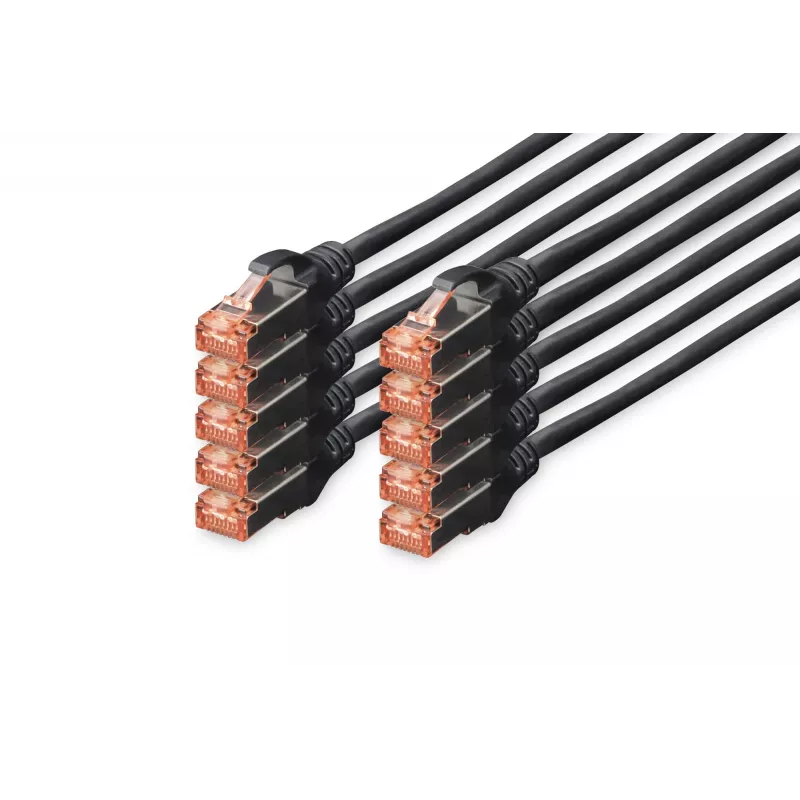 Cavo patch Ethernet Digitus DK-1644-010-BL-10 nero