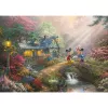 Thomas Kinkade Studios: Mickey & Minnie nella scatola metallica Nostalgia, puzzle 500 pezzi