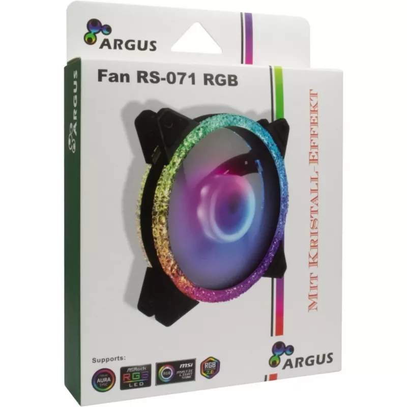 Ventola per case INTER-TECH RS-071 120mm ARGB - Nero