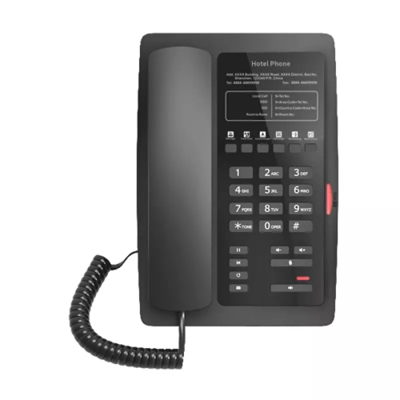 Telefono IP Fanvil H3W nero