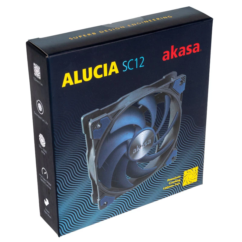 Ventola per case AKASA ALUCIA SC 120mm - blu
