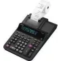 Calcolatrice da tavolo con stampa CASIO DR-200R-BK, calcolatrice compatta nera con stampa