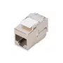 Modulo keystone Digitus CAT 6A RJ-45 schermato argento 1 pz.