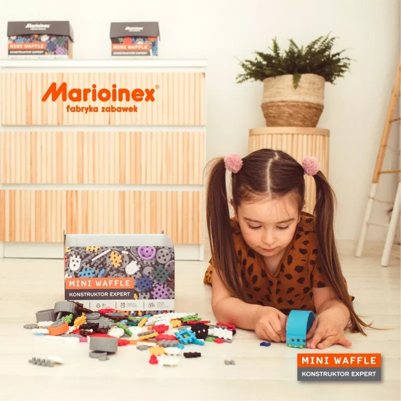 Marioinex Mini Waffle mattoncini da costruzione Constructor Expert, 501 pezzi
