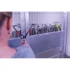 ABUS Touch 57/45 lucchetto biometrico 62575, sensore di impronte digitali, 45 mm, IP66/IP68, resistente alle intemperie, argento