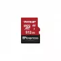Scheda di memoria microSDXC PATRIOT PEF512GEPEXMCX 512 GB UHS-I U3 V30 Class 10, lettura 800 MB/s, scrittura 600 MB/s, interruttore di protezione da scrittura