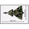 Set da costruzione Cobi Blocks Saab AJS 3 Viggen 911 pz. kit modellismo, 911 pezzi