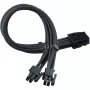 SilverStone SST-PP07E-EPS8B cavo di prolunga EPS 8 pin a EPS/ATX 4+4 pin, 30 cm, nero