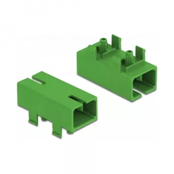 Accoppiatore in fibra ottica PCB SC Simplex femmina su SC Simplex femmina DeLOCK 86932