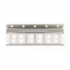 DeLOCK 67040 Supporto Keystone a 12 porte, inclinabile, per rack da 10" o 19" e montaggio a parete