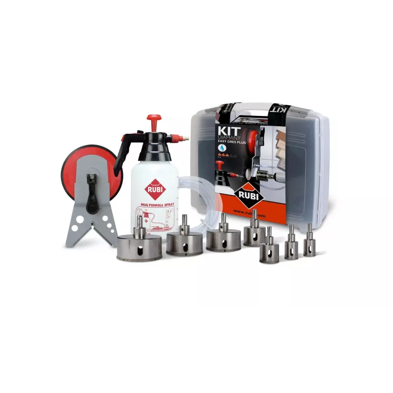 RUBI Easy Gres Plus Kit set di punte da trapano (7 pz.)