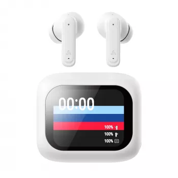 Cuffie SBOX EB-TWS08-W display touchscreen bianco