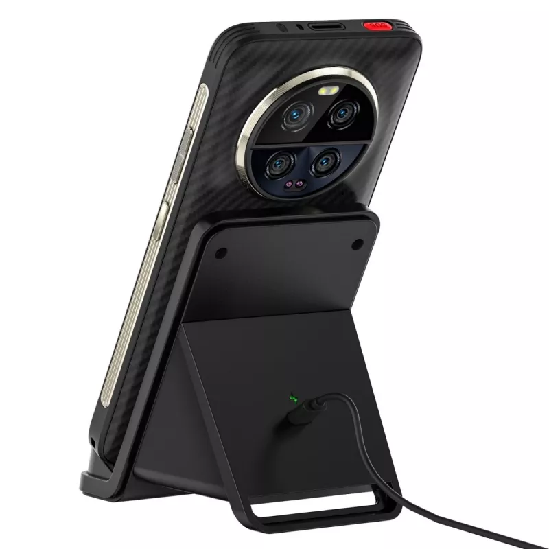 UleFone caricabatterie da interno per smartphone WCS01 – 50 W USB Type-C, ricarica rapida wireless, nero