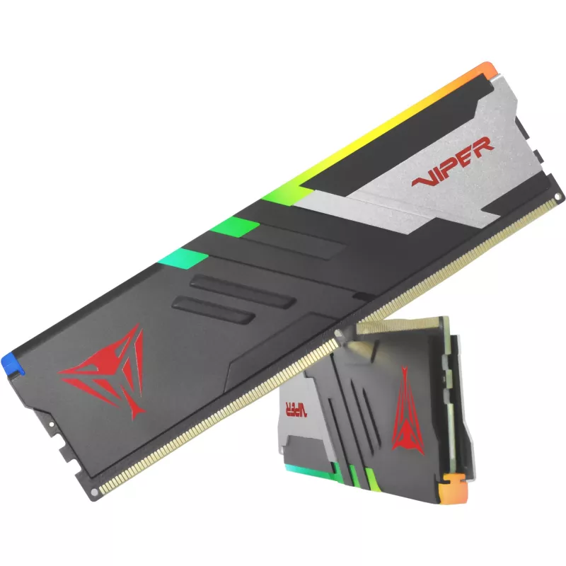 Kit di memoria Patriot Viper Venom RGB PVVR532G720C34K DDR5-7200 32 GB (2x 16 GB) CL34, Intel XMP 3.0, nero