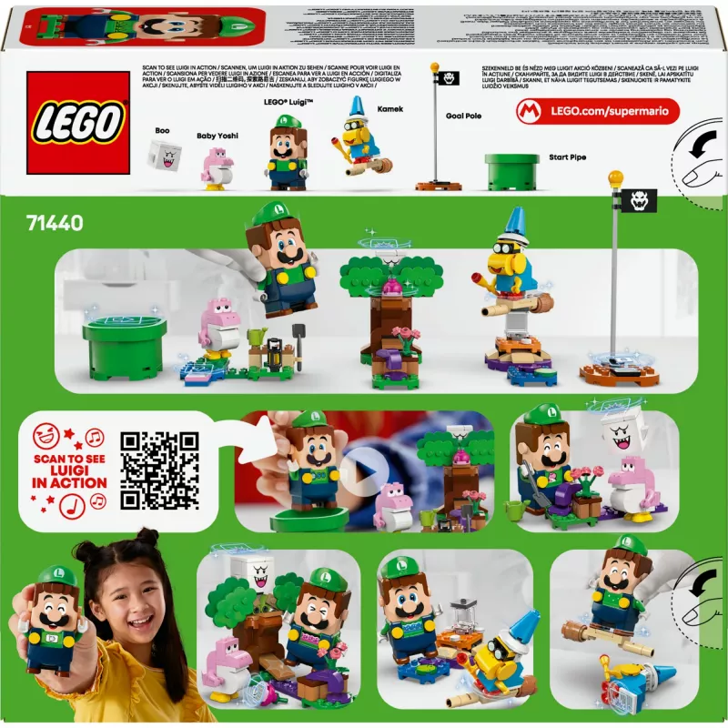 Set da costruzione LEGO 71440 Super Mario figura LEGO Luigi interattiva