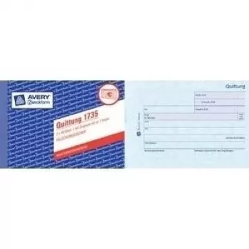 Avery Zweckform 306 Blocco ricevute (Quittung), IVA indicata separatamente