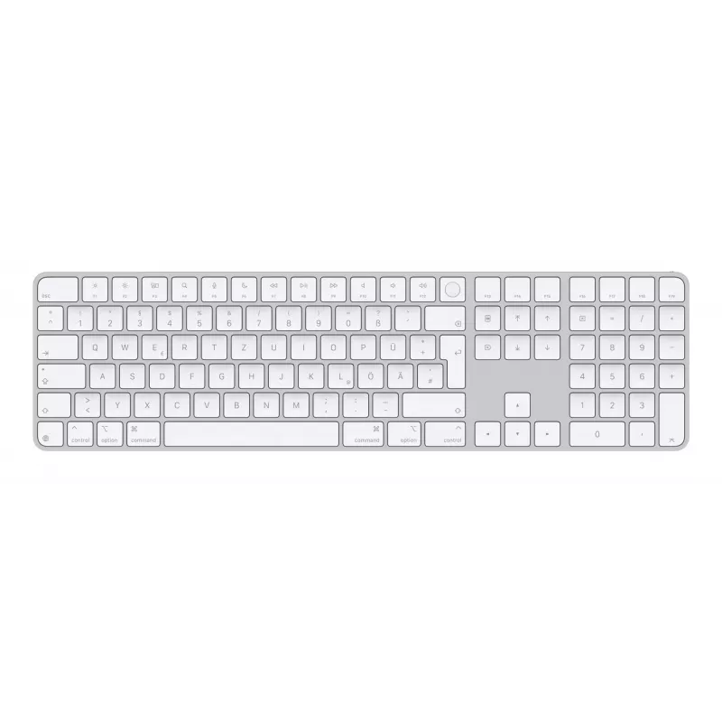 Tastiera Apple Magic MXK73D/A universale USB + Bluetooth QWERTZ tedesco bianco