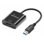 Convertitore audio e video USB-A su HDMI MediaRange MRCS232, cavo 20 cm, nero