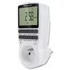 Timer elettronico QOLTEC PC0628 con display LCD, conto alla rovescia 24 ore