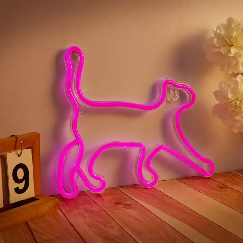 Lampada decorativa neon LED MANTA SNL70PK Style Neon Lights CAT 2 rosa (modello SNL70PK)