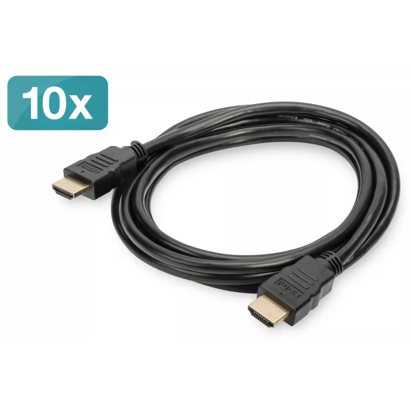 Cavo HDMI Digitus AK-990920-020-S 2 m confezione da 10 pezzi