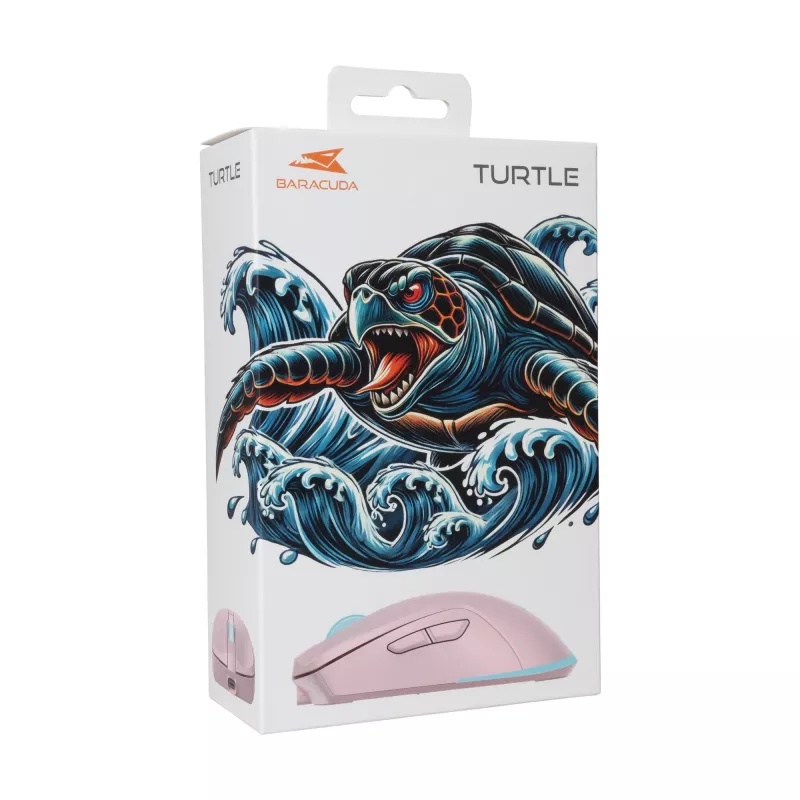 Mouse Baracuda BGM-124 Turtle rosa TURTLE-P