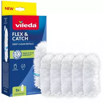Ricambi per piumino catturapolvere VILEDA Flex&Catch 177664 - 5 inserti di ricambio