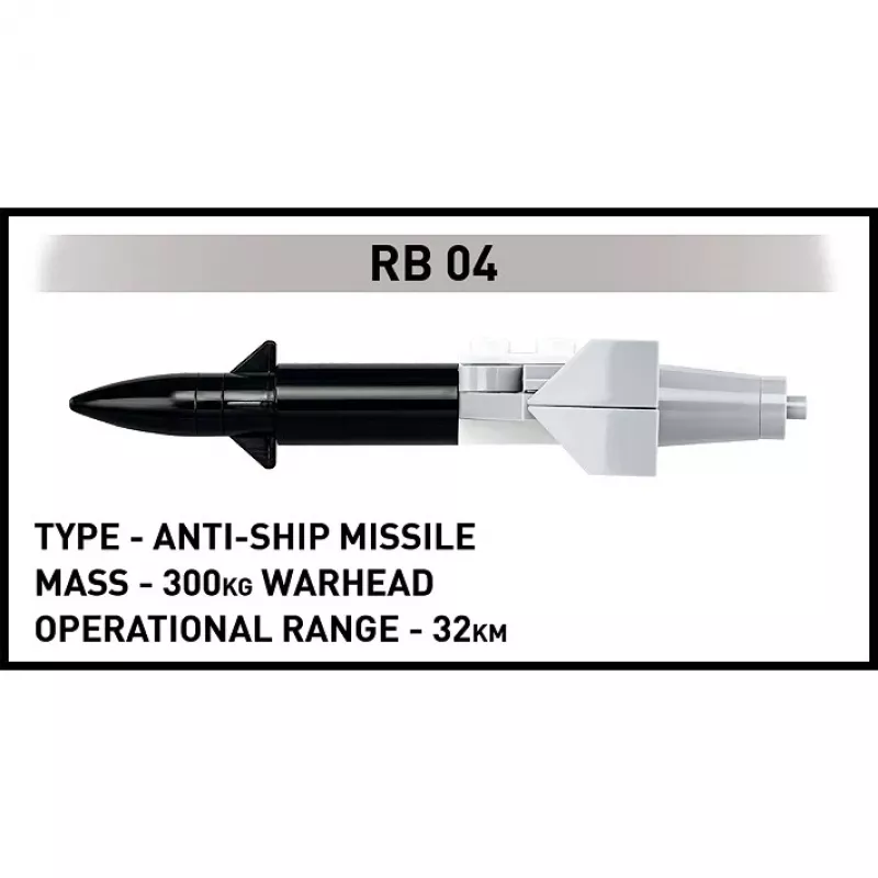 Cobi Blocks Saab AJ 37 Viggen set di costruzione 881 pz.