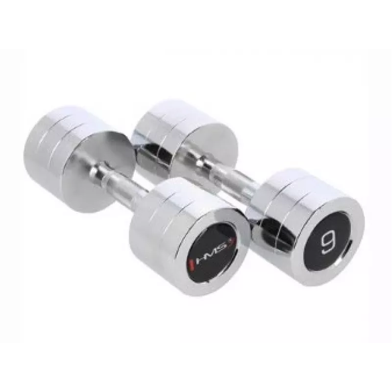 HMS Fitness CHD09 manubrio a peso fisso 9 kg 2 pezzi
