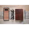 Custodia per smartphone man and wood per Galaxy Note 8 — cappuccino nero custodia protettiva