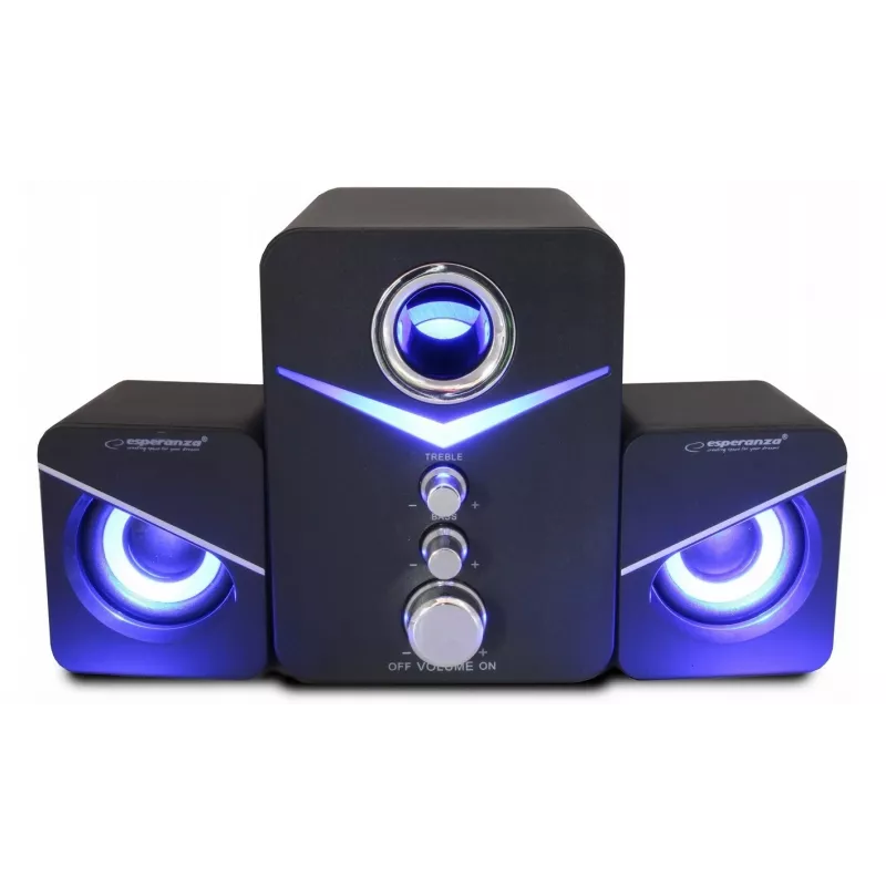 Esperanza EP153 Set diffusori USB 2.1 6 W nero