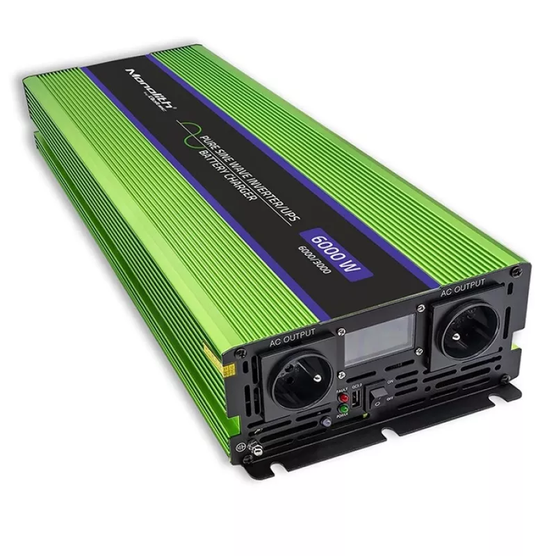 Inverter per auto Qoltec Monolith 6000 W Verde 12 V