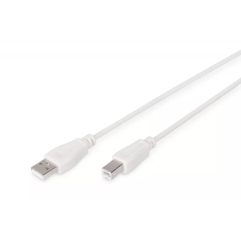 Assmann cavo di collegamento USB. Type-A - B M/M. 1,8 m. compatibile USB 2.0. UL. be (AK-300102-018-E)