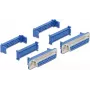 Connettore a filo D-Sub 25 DeLOCK 66597 blu