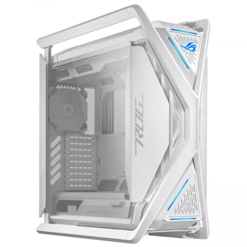 ASUS ROG GR701 Hyperion White, PC, Bianco, ATX, EATX, micro ATX, Mini-ITX, Alluminio, Multi, Front