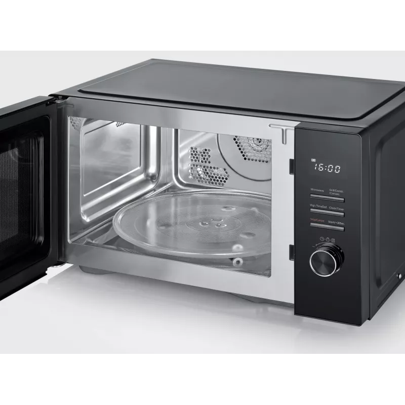 Microonde combinato SEVERIN MW 7798, da tavolo, 29 l, 900 W, nero, piatto rotante 315 mm