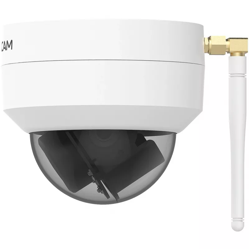 Foscam D4Z telecamera di sorveglianza IP per esterni, 4 MP, 1536p, Wi-Fi AC, LAN, bianca